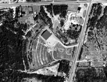 Starlite Drive-In Theatre - Aerial - Photo From Terraserver (newer photo)